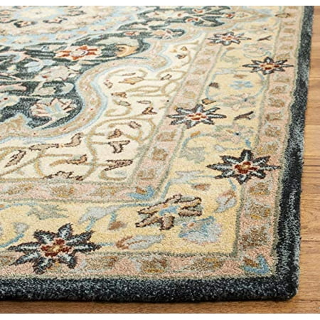 Grey Safavieh Heritage Collection HG865A Handmade Traditional Oriental Premium Wool Area Rug Beige 8' x 10' Grey Safavieh Heritage Collection HG865A Handmade Traditional Oriental Premium Wool Area Rug Beige 8' x 10'